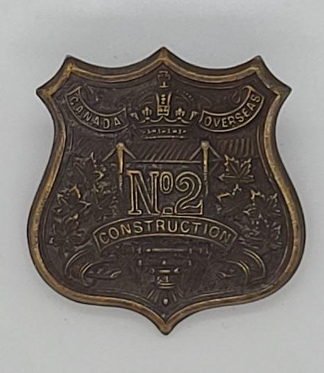 No2 Construction Bn CEF cap badge