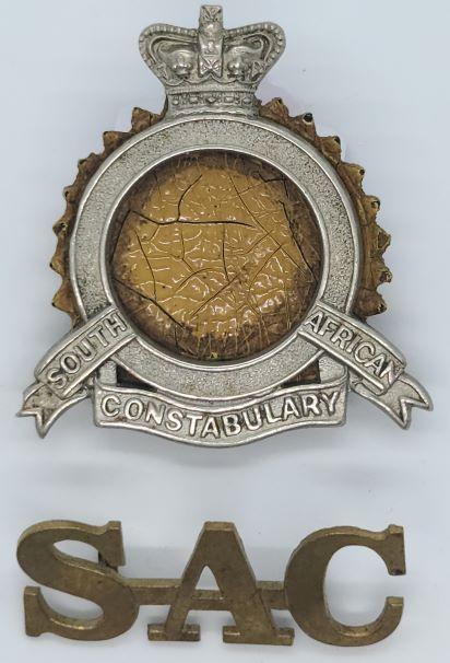 South African Constabulary Slouch Hat Badge