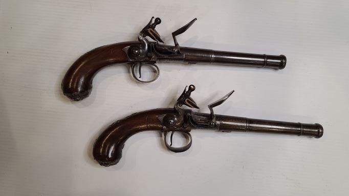A Matched Pair of Antique Queen Anne Pistols c.171