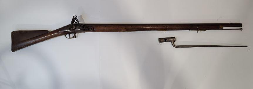 Antique Brown Bess India Pattern .75 Cal Musket wi