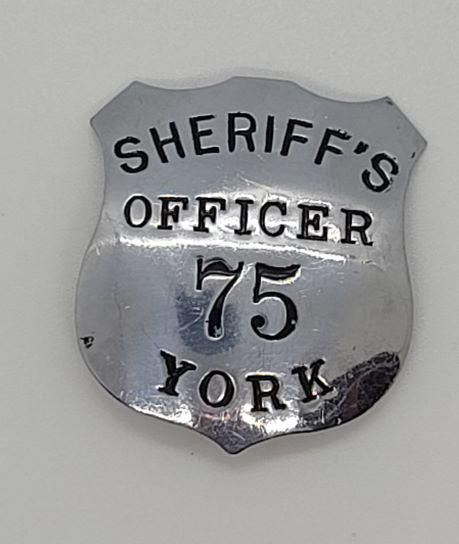 York County Sheriff Badge 75