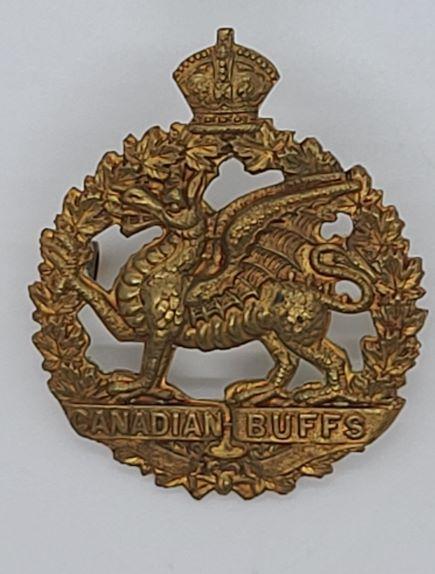 Canadian Buffs CEF cap badge