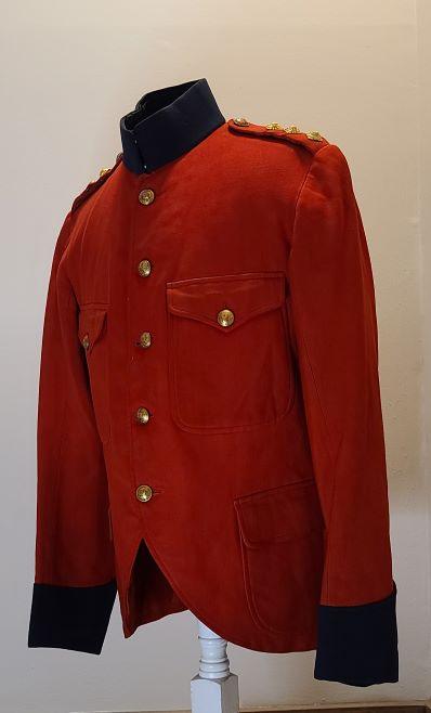 1896 Scarlet Officer's Cutaway Frock Coat For 5th Royal Scots