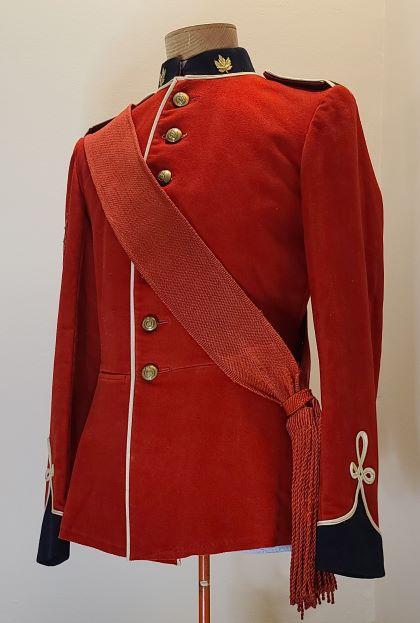 Full Dress tunic to the 46th Durham Bn with Pants and Sash