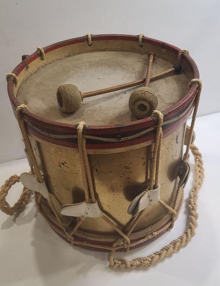 WWI Drum with Original Sticks