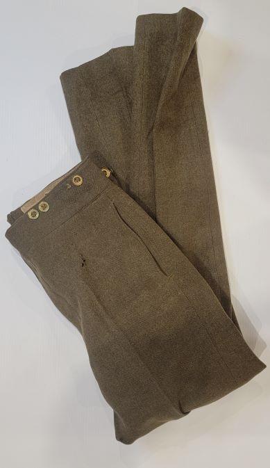 Rare WWI Other Ranks Straight Legged Trousers