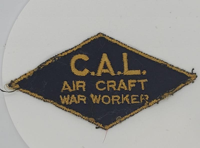 CAL Aircraft War Worker Badge