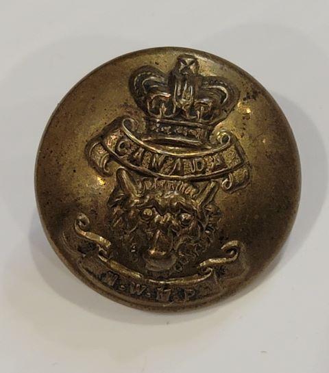 Victorian Crown NWMP Button to rare maker - C&J Webb