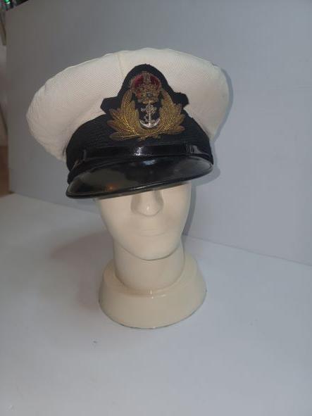 WWII RCN Officer Summer Cap