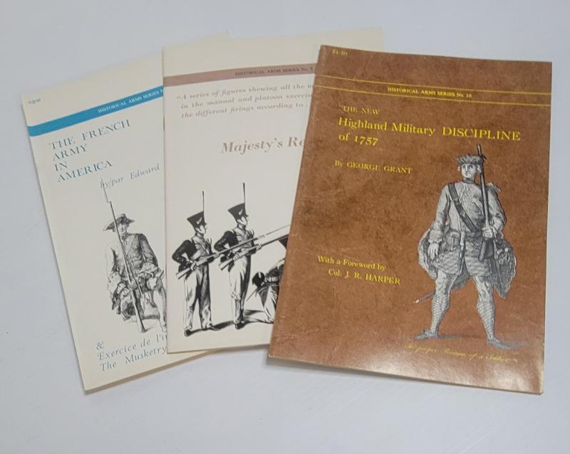 Lot of 3 Books on 18th and 19th Century Military Drill