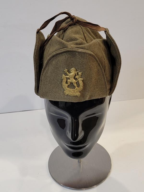 WWII Winter Cap with Veteran Guard Cap Badge