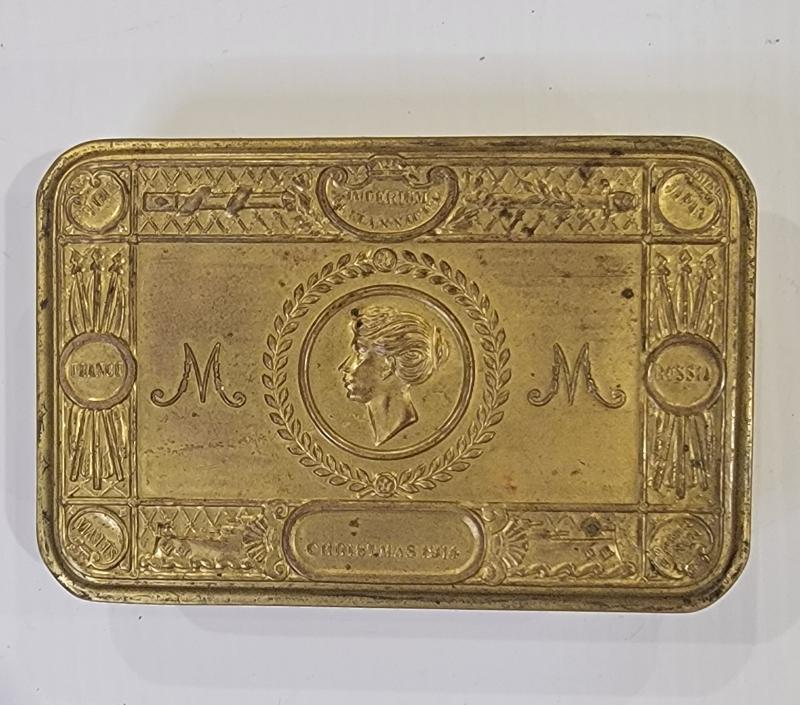 1914-15 Princess Mary Christmas Gift Brass Tin