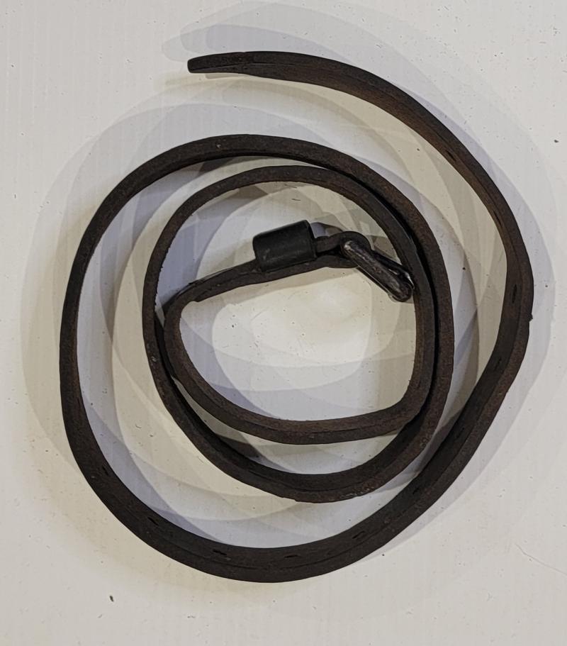RCD Leather Strap for Saddle dated 1897