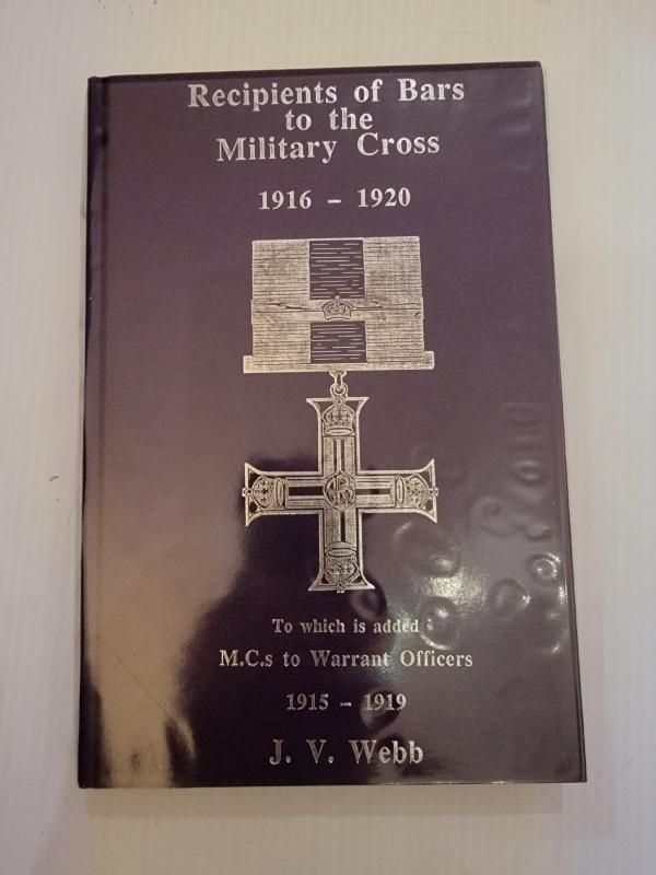 Recipients to Bars of the Military Cross 1916 - 1920