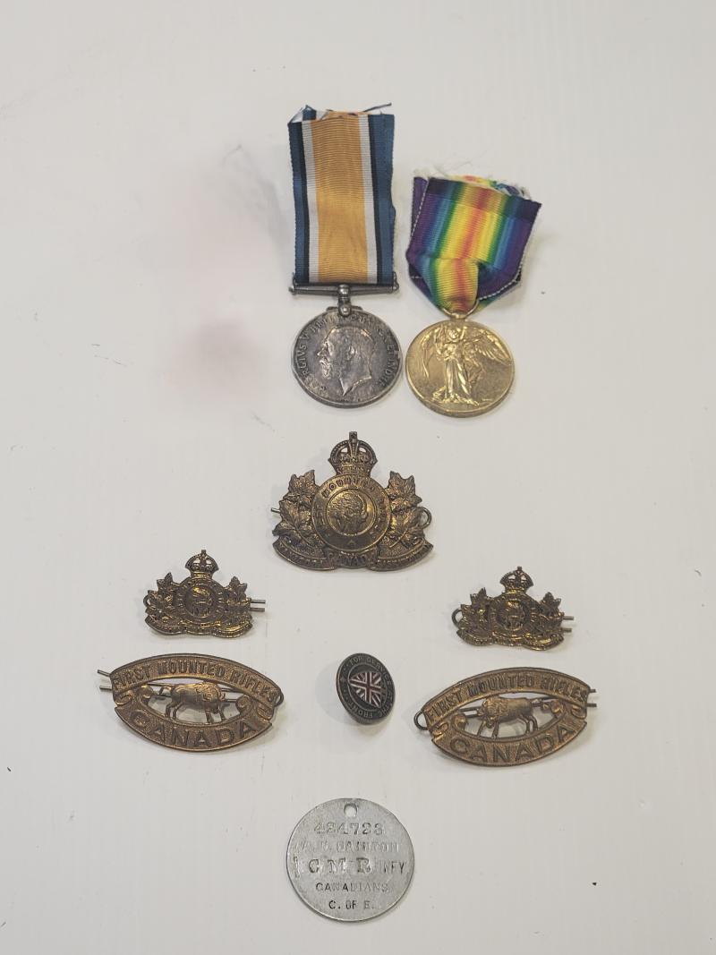 WWI Pair with Badges to Sgt AW Daiton