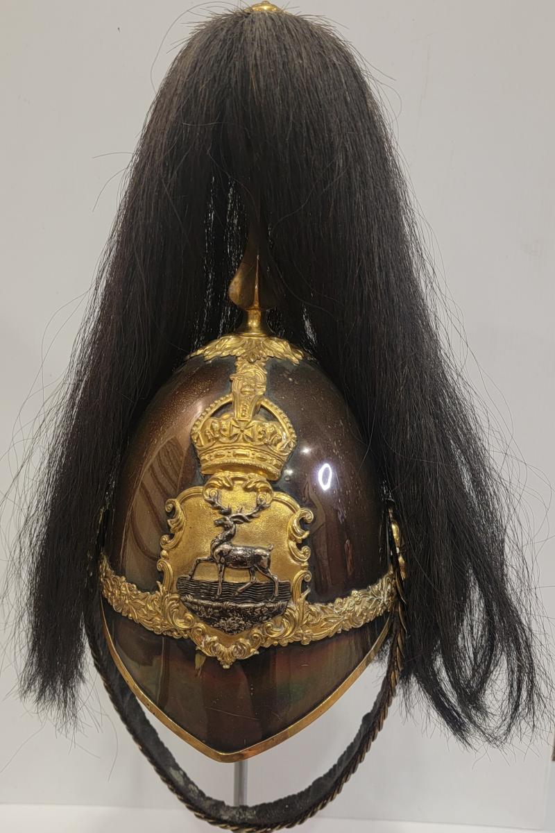 Hertfordshire Yeomanry Edwardian Officer Helmet