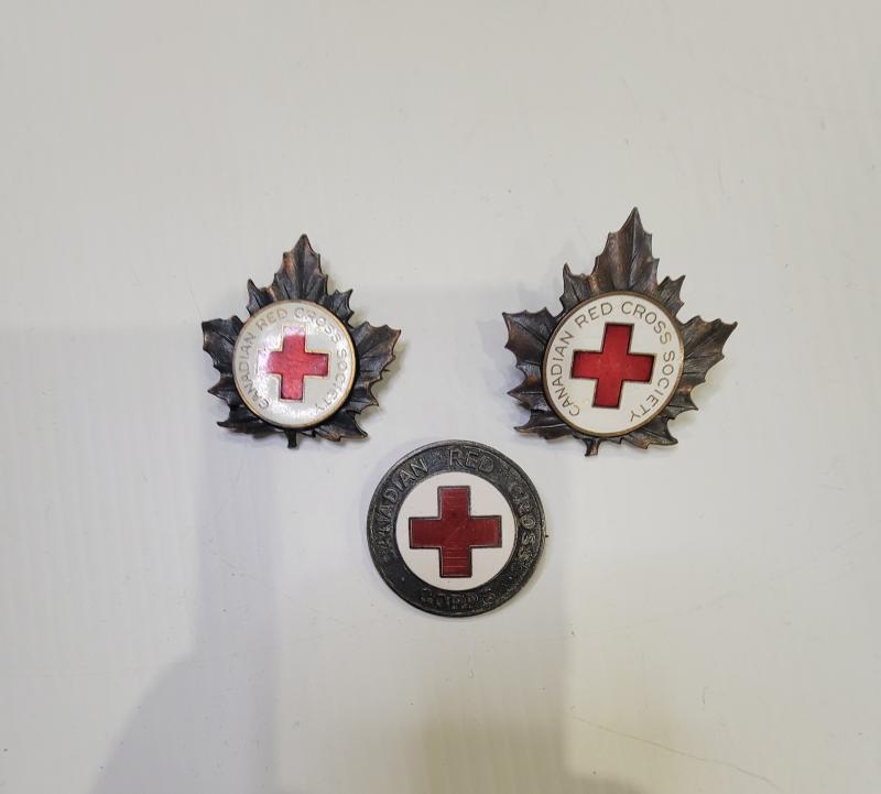 WWII Red Cross Society Badges