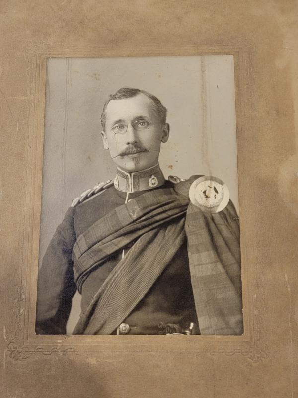 Photograph of An Argyle Officer c.1900 to 1914