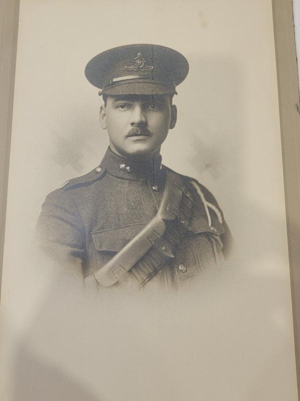 Portrait of a CEF Canadian Artillery Soldier