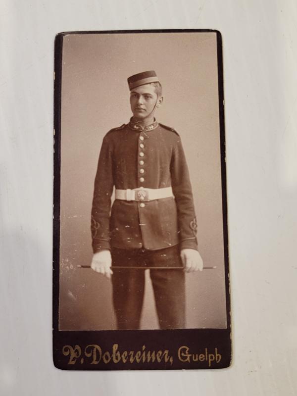 Small CDV of a Gnr of the Guelph Battery c.1890s