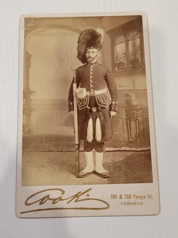 CDV of a 48th Highlander Pte c.1900