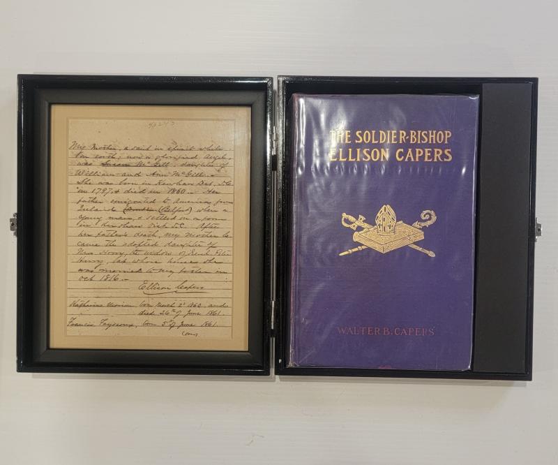 General Ellison Capers Memoirs with Signed Letter to the Publisher