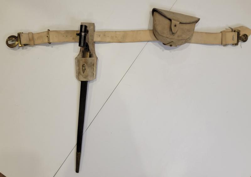 Snider Pouch, Belt and Bayonet
