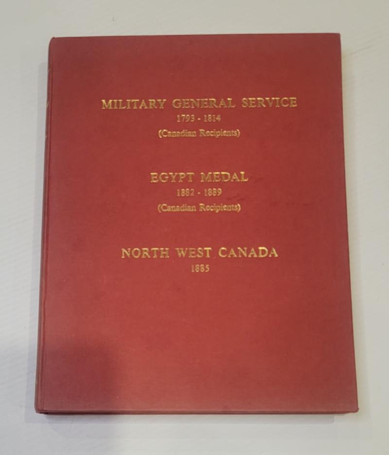 Military General Service, Egypt and Northwest Canada