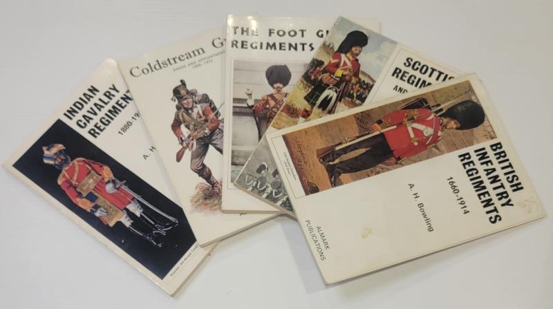5 Almark Series of Books on The British Infantry
