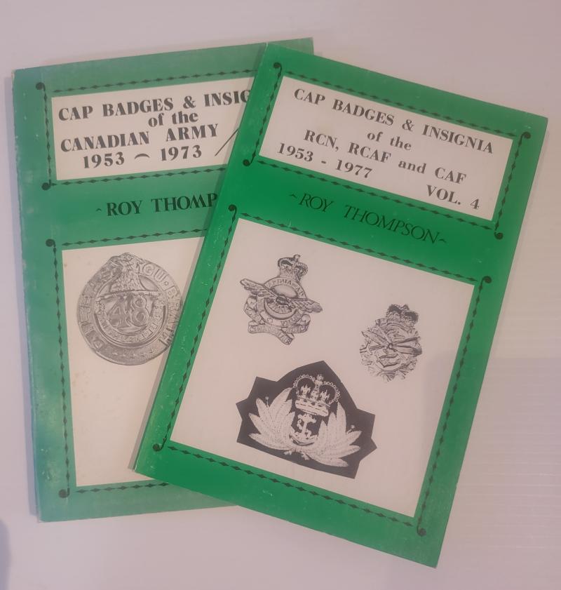 Two guides on Collecting Canadian Post War Insignia Army, Navy and Airforce