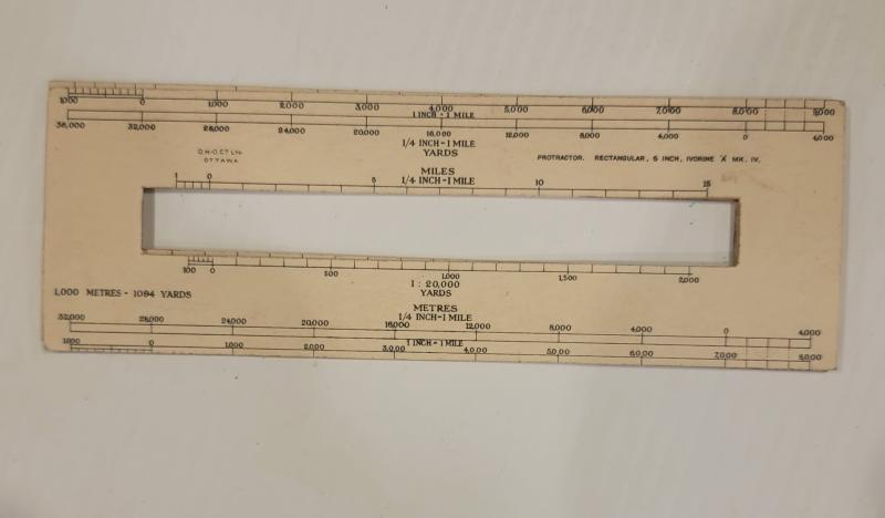 Canadian Army Protractor