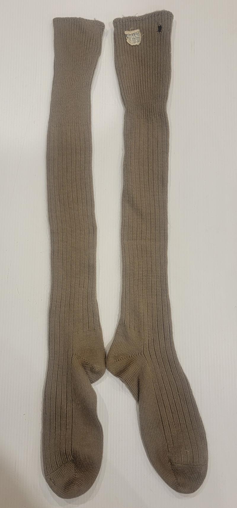 WWII Officers Tropical Socks as worn in the Italian Campaign
