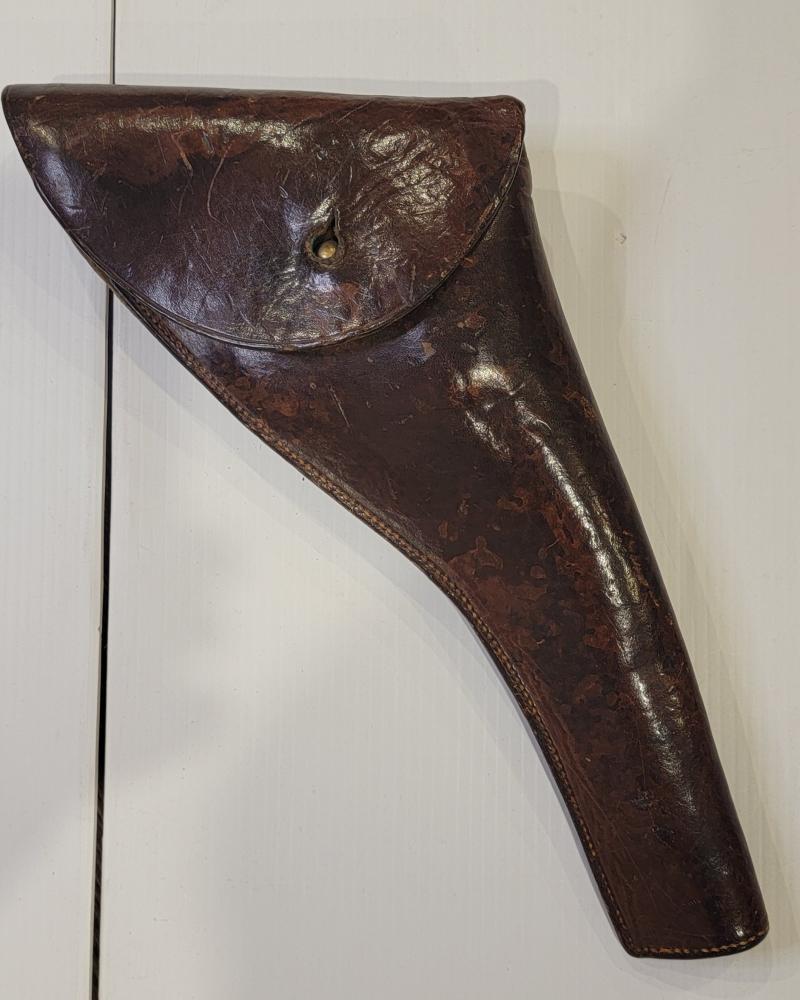 Sam Brown Officer Early WWI Holster and Ammo Pouch