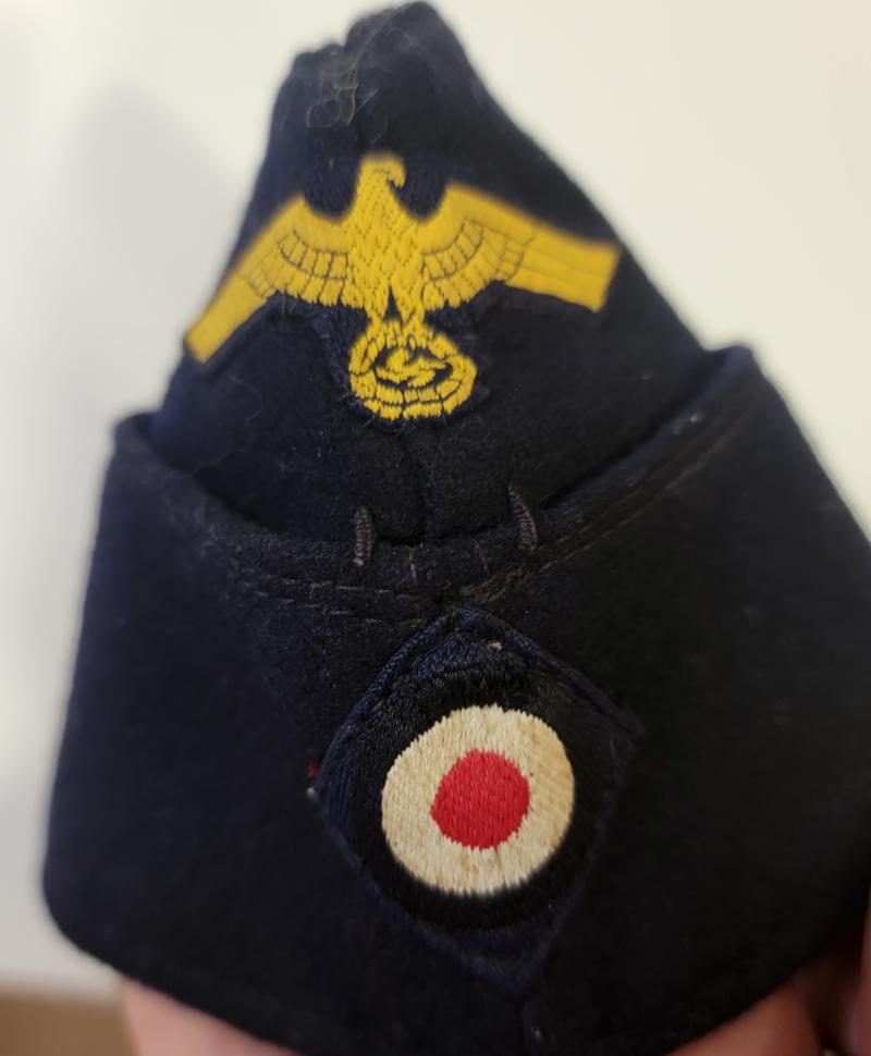 WWII Kriegsmarine Sailors Overseas Cap