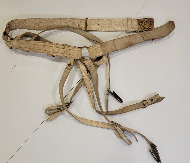 Artillery Officer Field Belt with Sabretache Straps