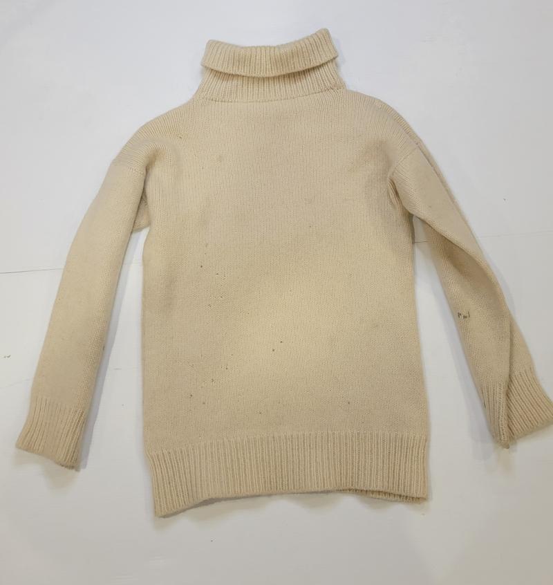 WWII RCAF or RCN White Jumper Sweater