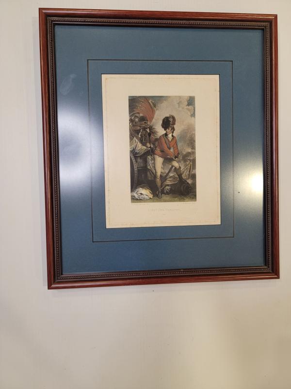 Print of Colonel Tarleton Rev War c.1776