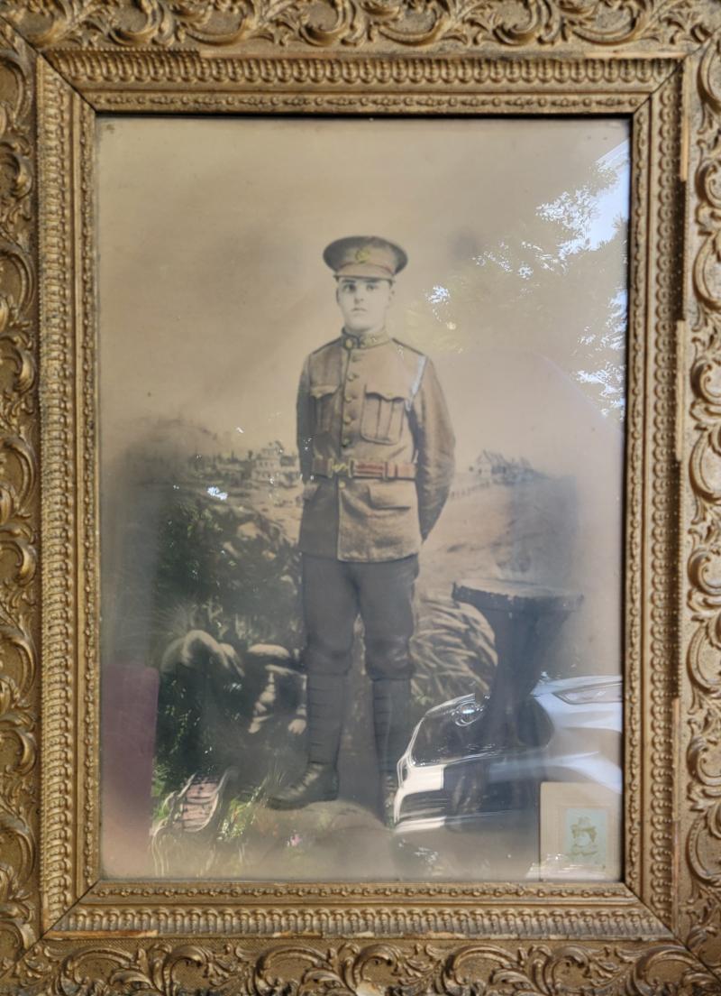 WWI Photo of a young Canadian with the CEF